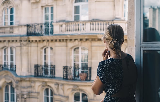 woman at the window